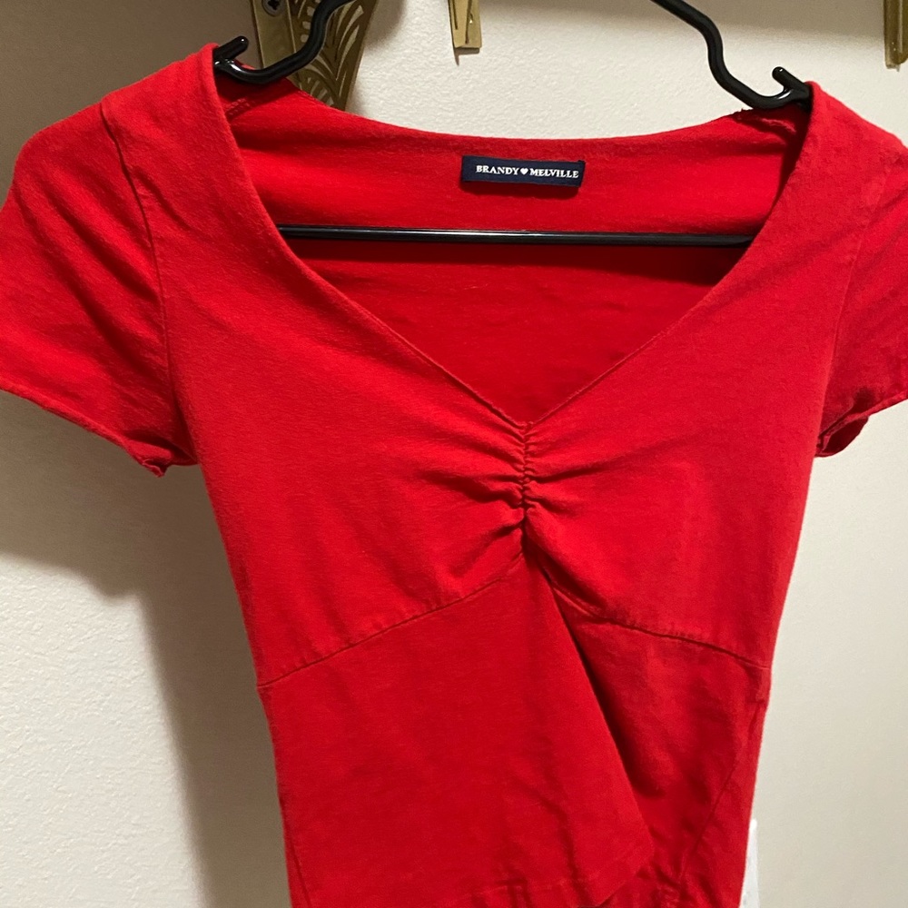Brandy Melville | Red “Gina” Top